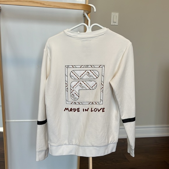 FILA X 3.1 Philip LIM white line hoodie - Picture 2 of 6